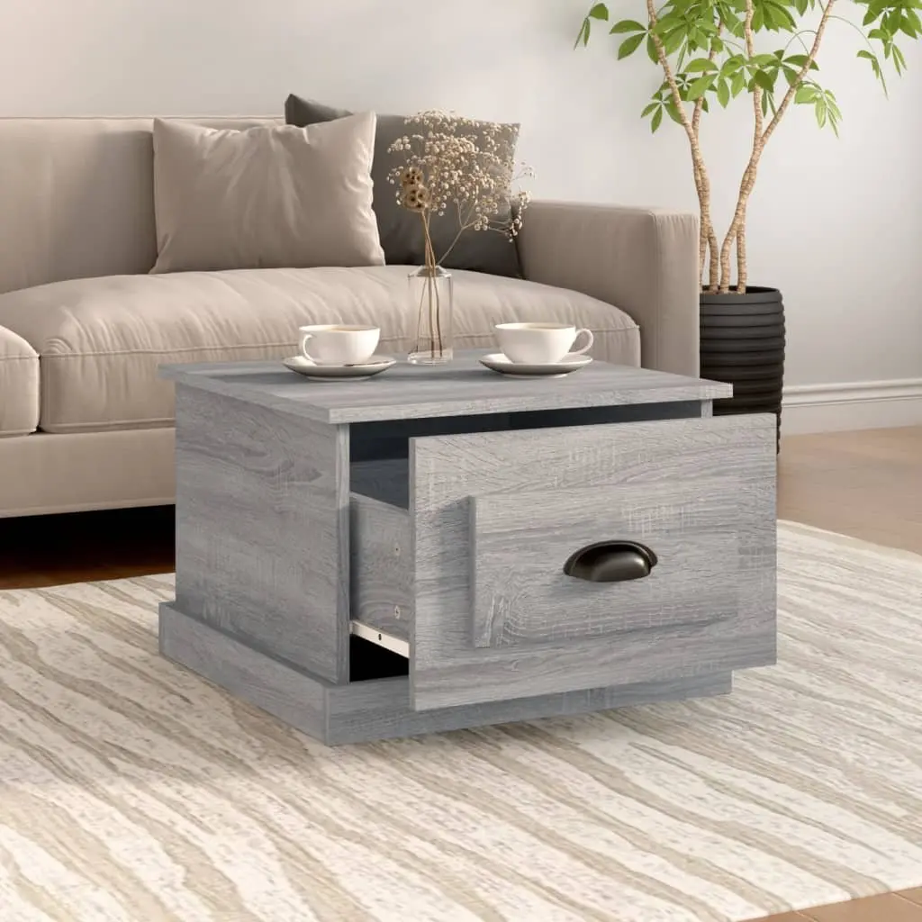 Coffee Table Grey Sonoma 50x50x35 cm