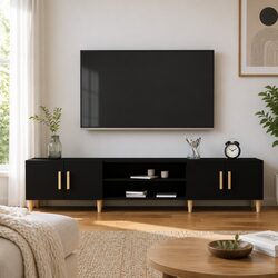 180cm Black TV Cabinet: Dimensions, Materials, and More