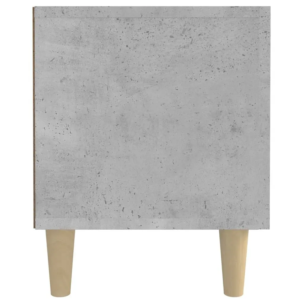 TV Cabinet Grey Engineered Wood Storage Unit 180 x 31.5 x 40 cm Living Room 4 Compartments 4 Doors
