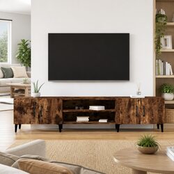 TV Cabinet Specs: Brown 180x31.5x40 cm Engineered Wood Unit