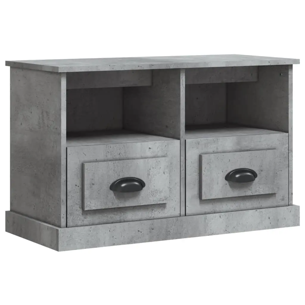 TV Cabinet Grey Storage Unit for Living Room 80 x 35 x 50 cm