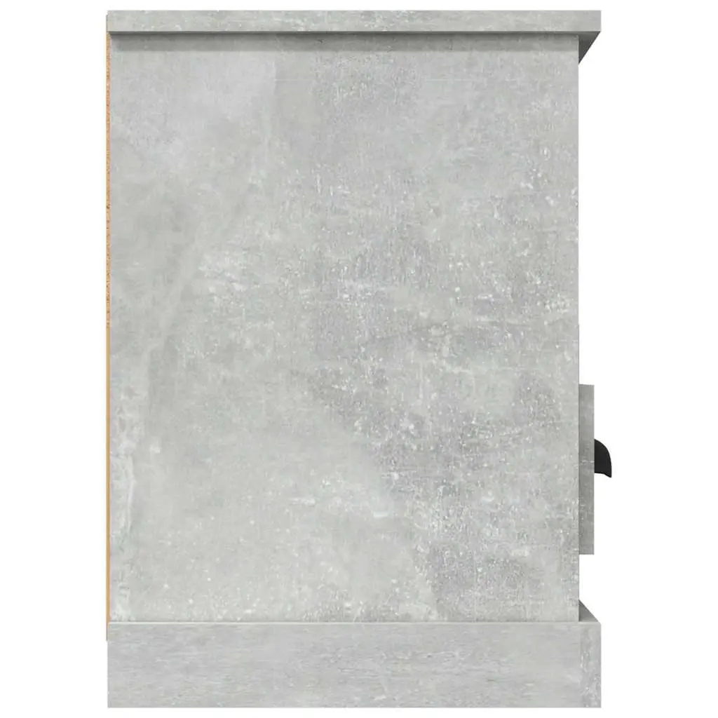 Grey Engineered Wood TV Cabinet 100cm for Living Room with 3 Drawers and 3 Open Shelves