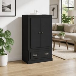 Black Highboard Sideboard Dimensions: 60x35.5x103.5cm