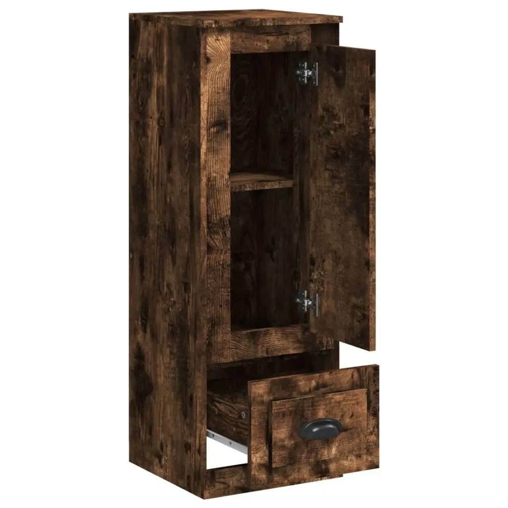 Highboard Storage Cabinet for Home 36 x 35.5 x 103.5 cm Brown Smoked Oak