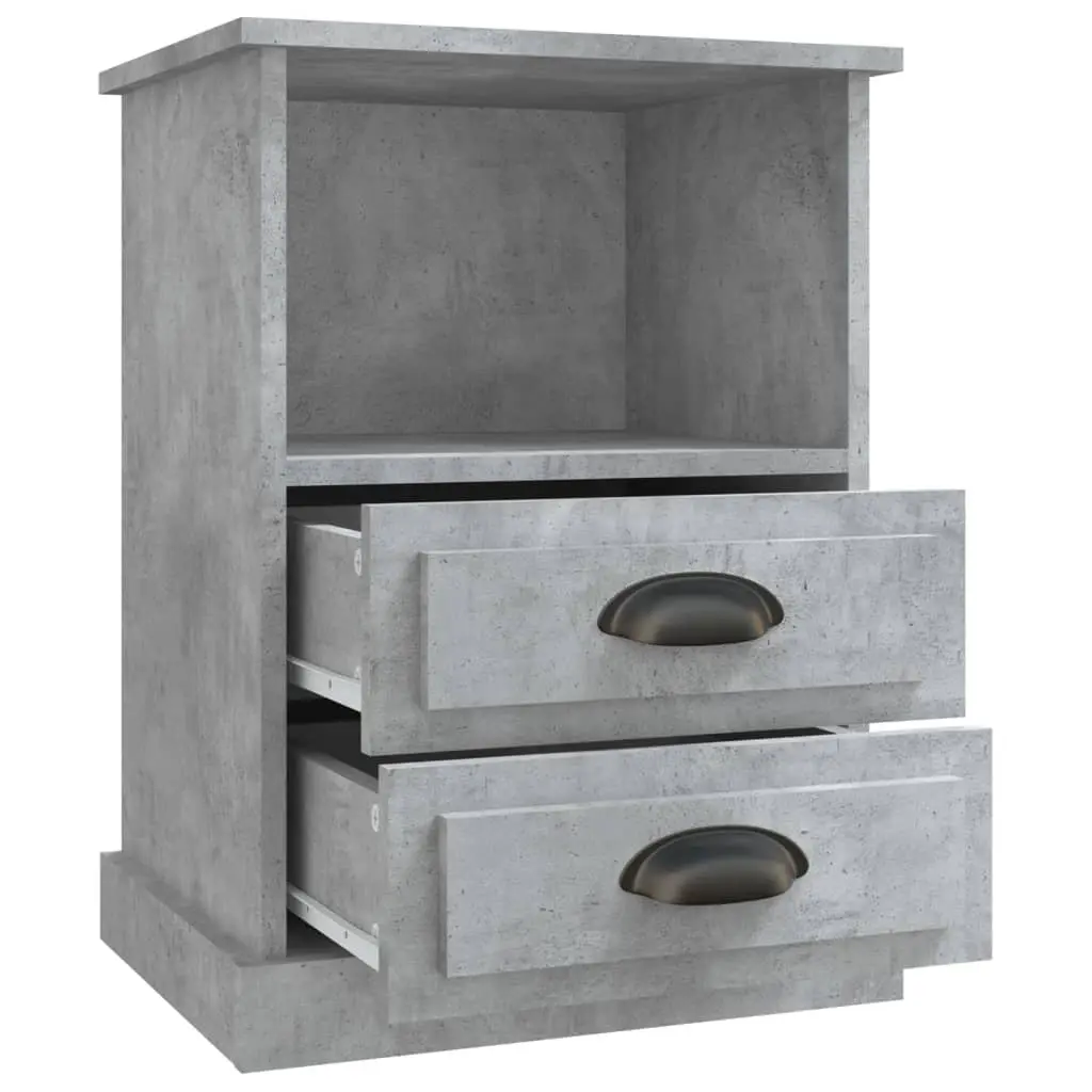 Bedside Storage Table, 43x36x60 cm, Engineered Wood