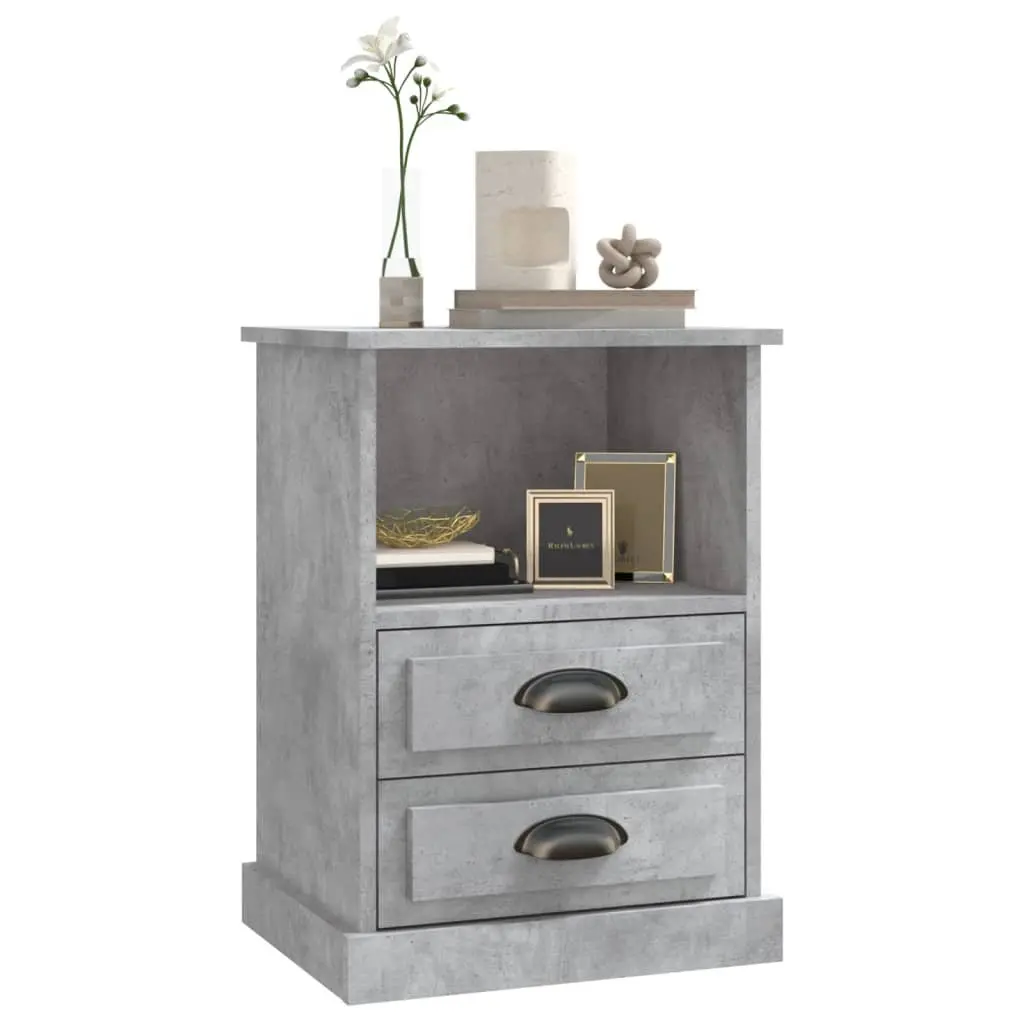 Bedside Storage Table, 43x36x60 cm, Engineered Wood