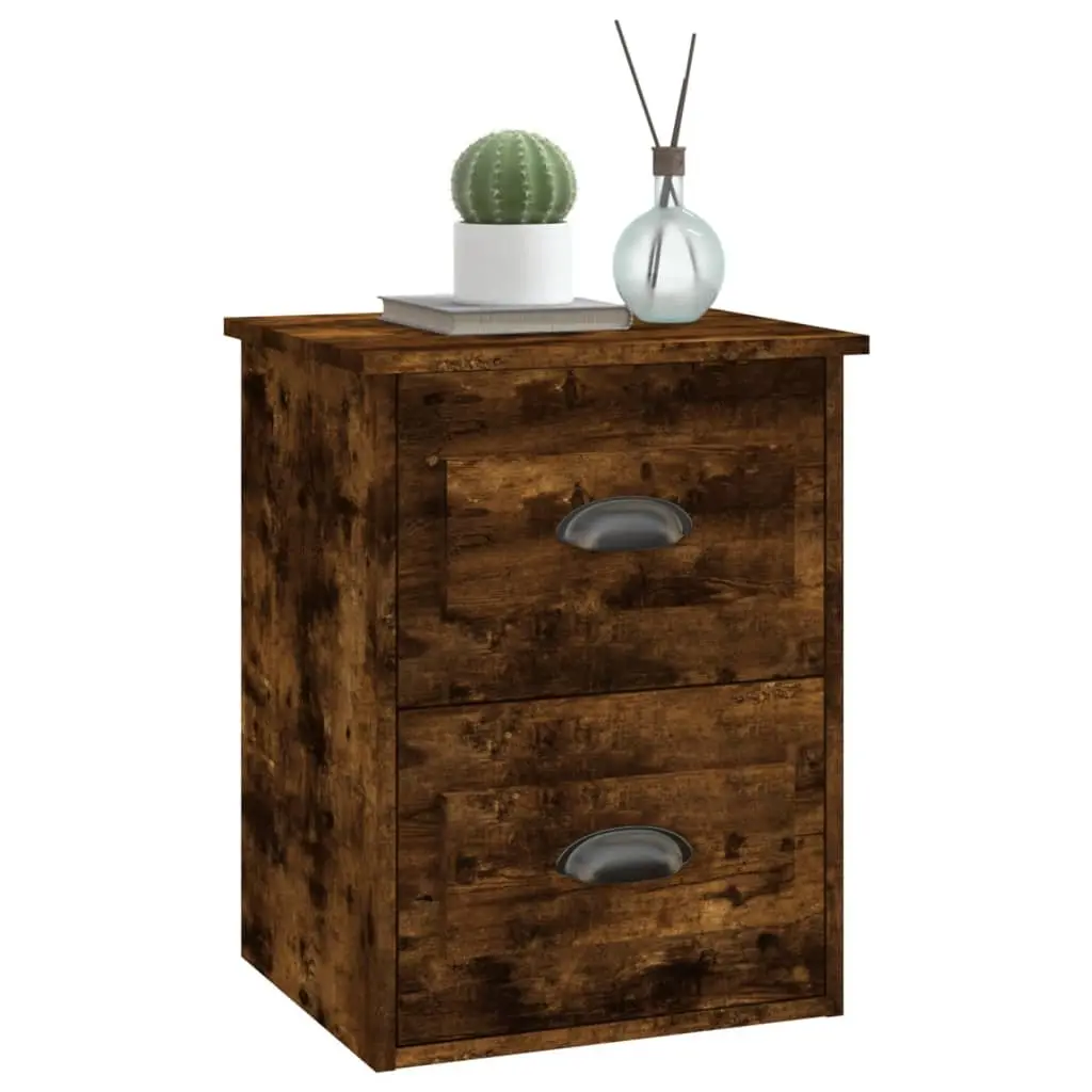 41.5x36x53cm Wall-mounted Bedside Cabinets 2 pcs