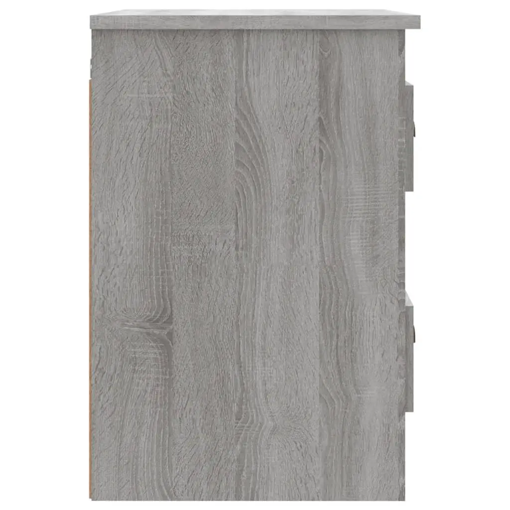 Grey Sonoma Wall-Mounted Bedside Unit