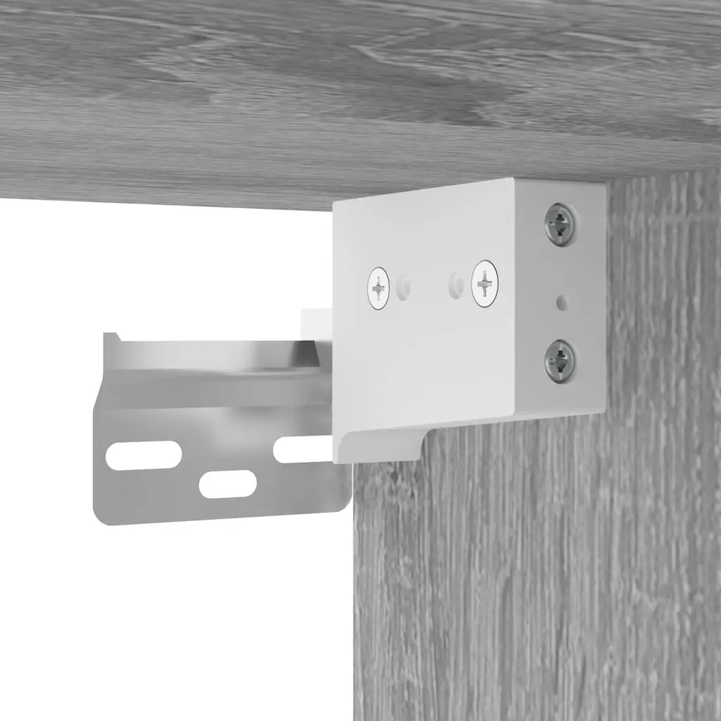 Grey Sonoma Wall-Mounted Bedside Unit