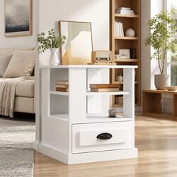 Side Table Specifications: 50x50x60 cm, White