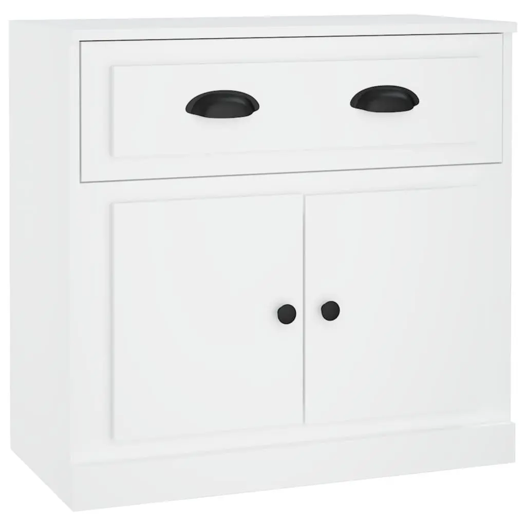 Sideboard for Home Storage White 70x35.5x67.5 cm Engineered Wood