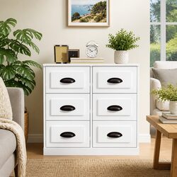White Sideboard Dimensions: 70 x 35.5 x 67.5 cm