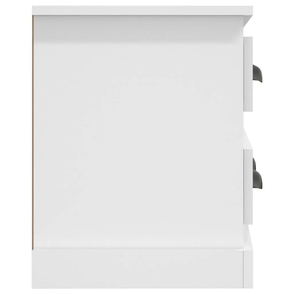 TV Cabinet for Living Room White 100x35.5x45cm Media Storage Unit with 4 Drawers