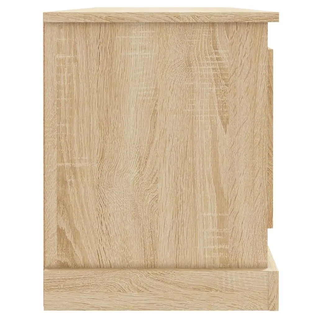 TV Cabinet for Living Room Engineered Wood Brown 100x35.5x45cm