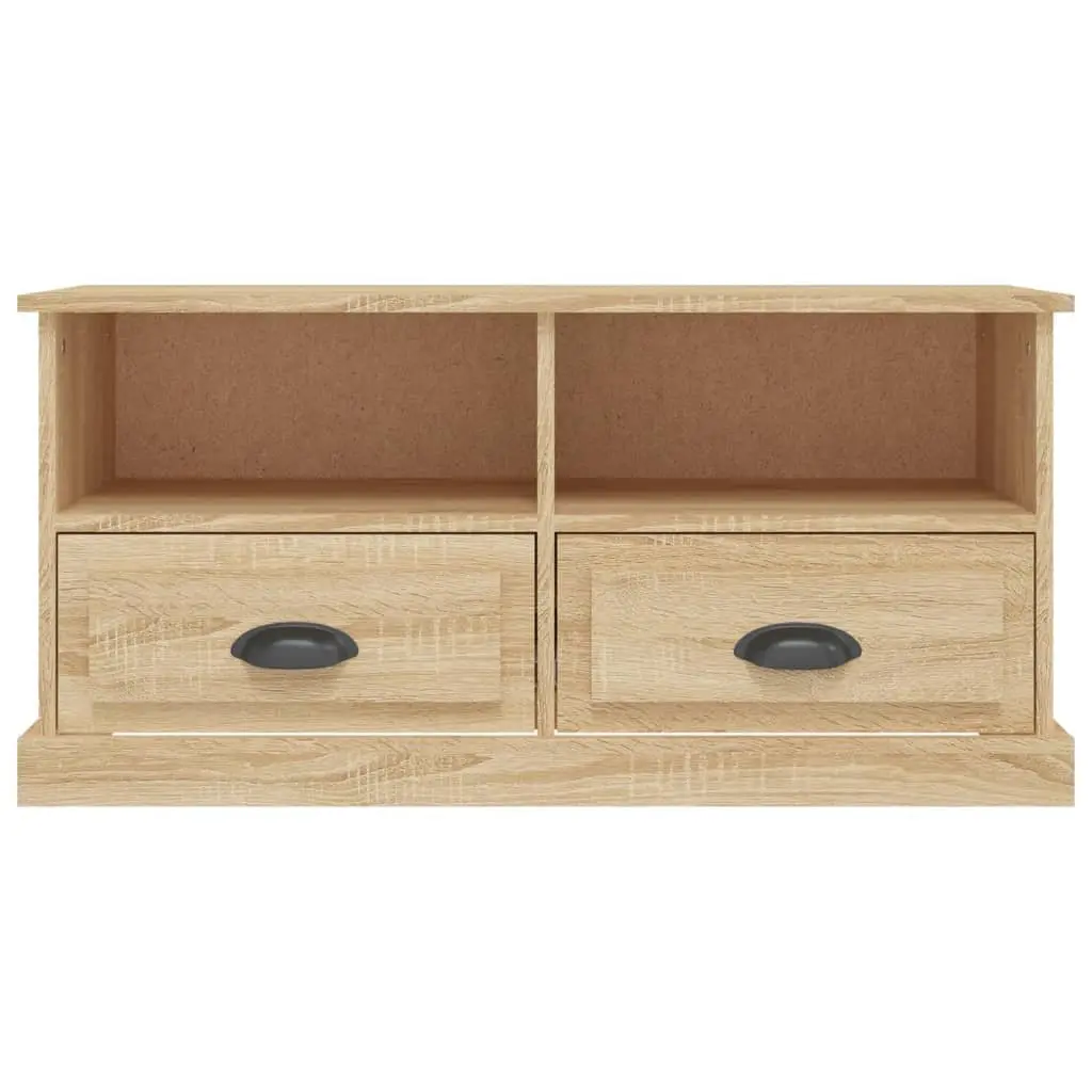 TV Cabinet for Living Room Engineered Wood Brown 93 x 35.5 x 45 cm