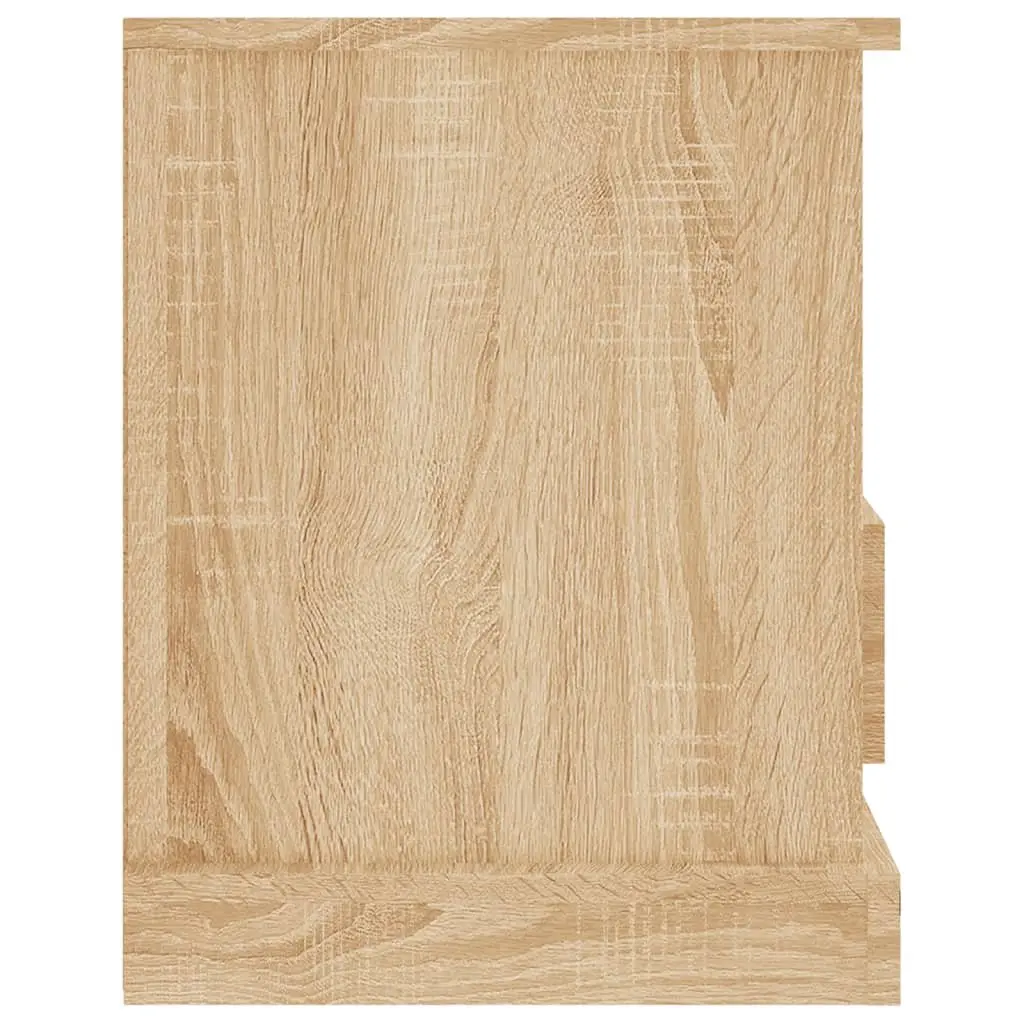 TV Cabinet for Living Room Engineered Wood Brown 93 x 35.5 x 45 cm