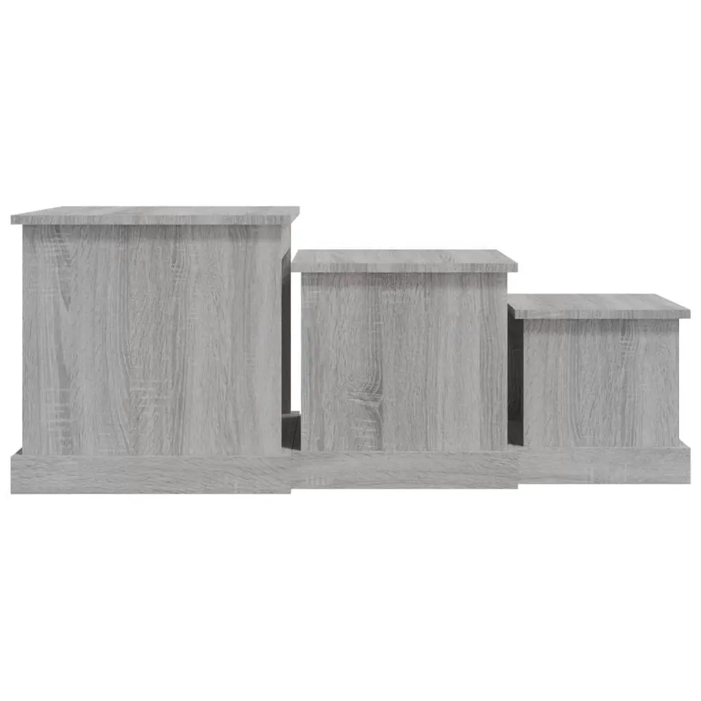 3 Piece Grey Sonoma Engineered Wood Nesting Tables