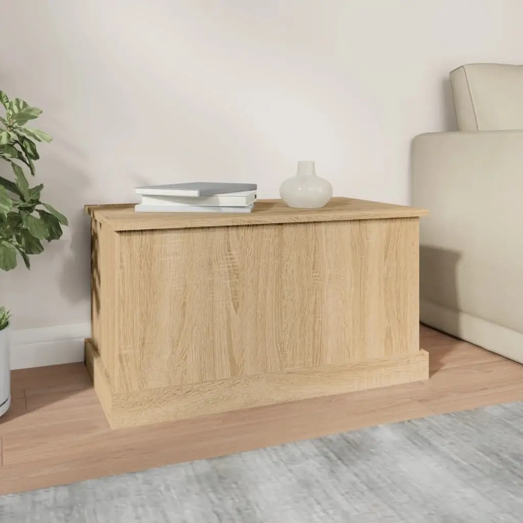 Storage Chest Box Engineered Wood Brown Sonoma Oak 70x40x38cm Bedroom Living