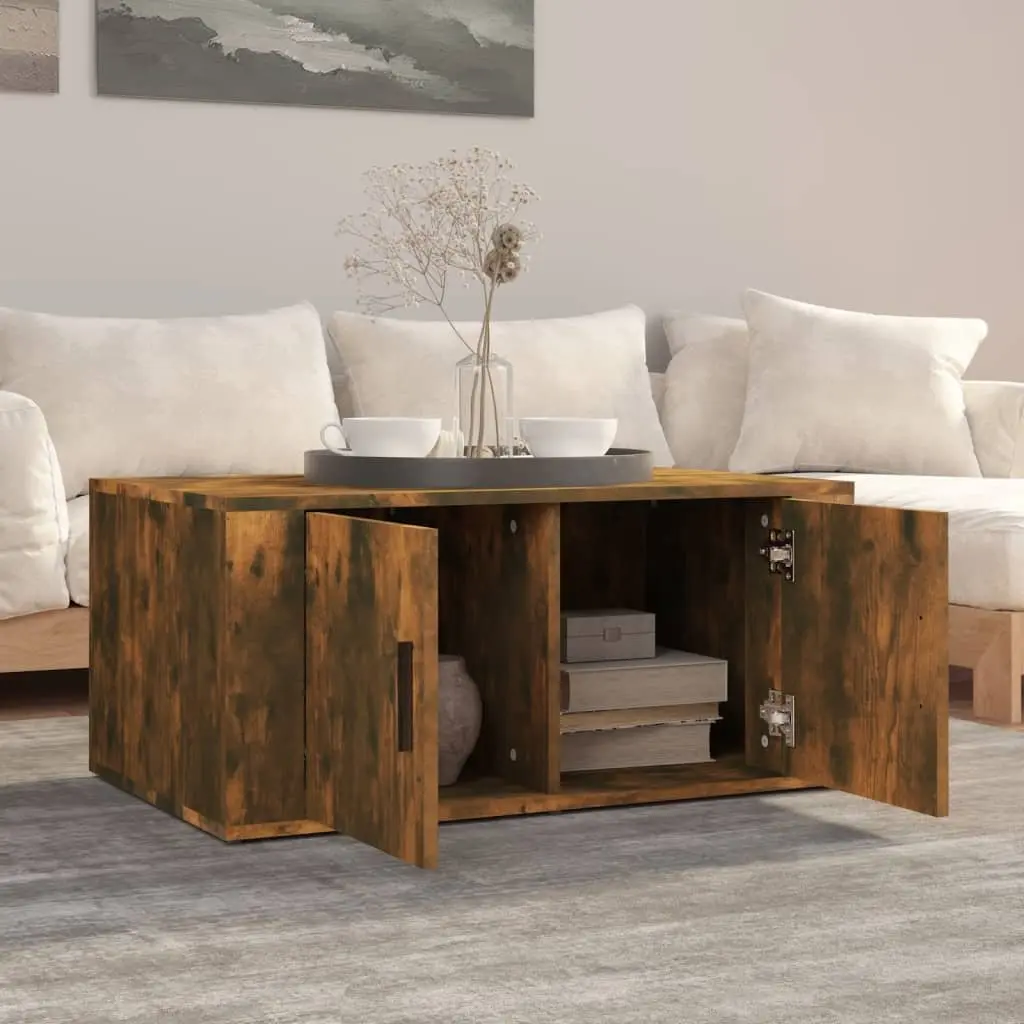 Coffee Table Living Room Brown 80L x 50W x 36H cm