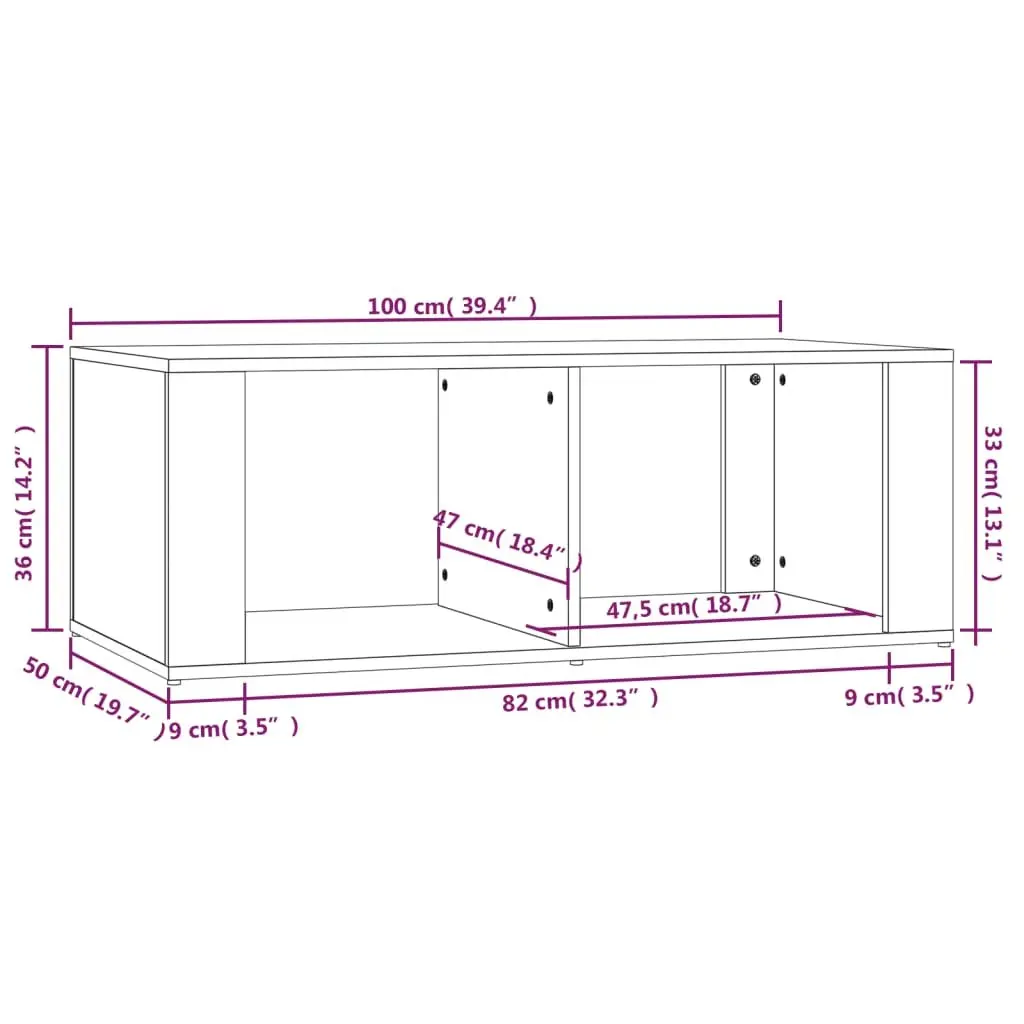White High Gloss Coffee Table