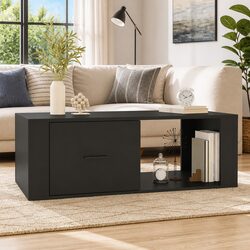 Black Coffee Table Dimensions: 100 x 50.5 x 35 cm