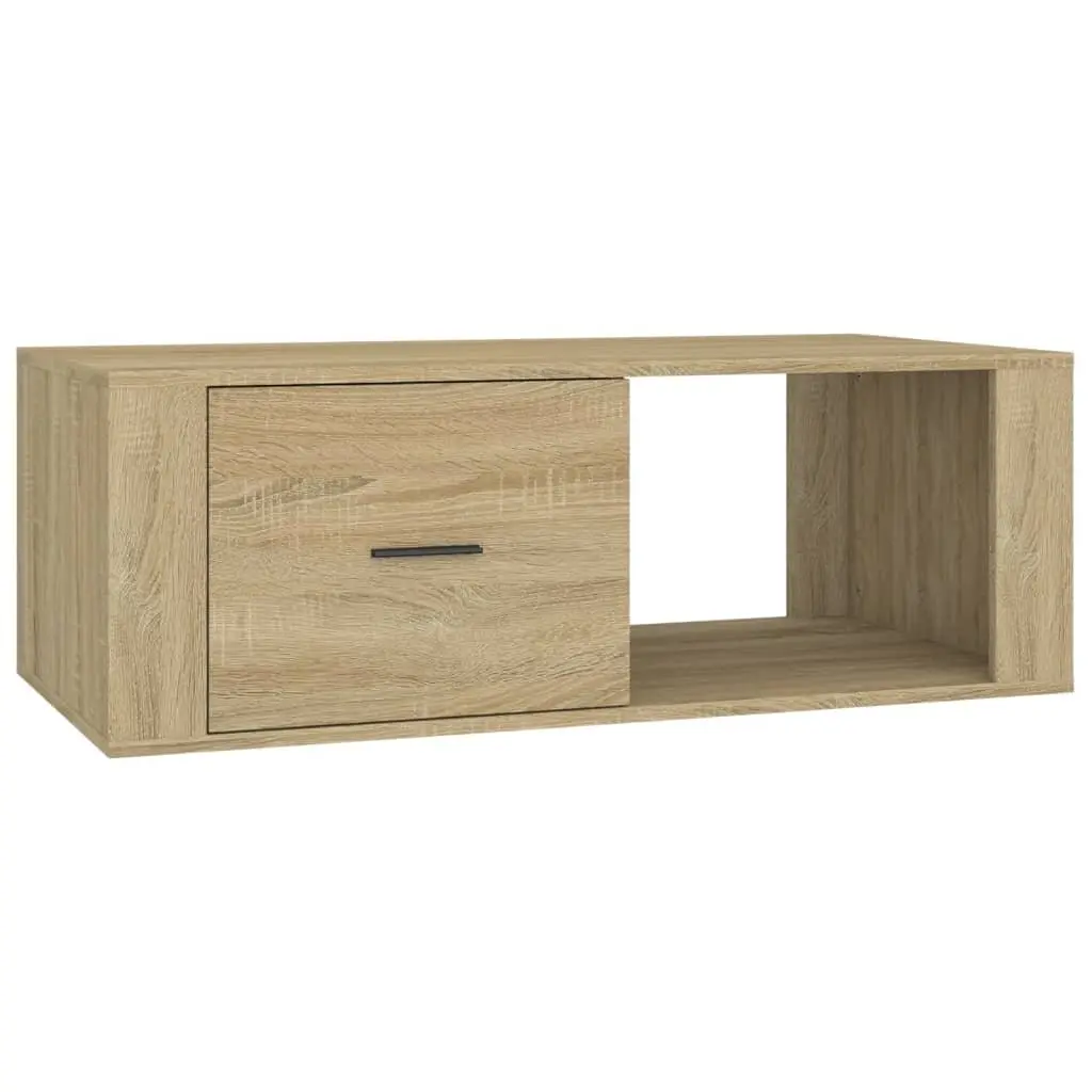 Engineered Wood Coffee Table 100x50.5x35 cm with Storage
