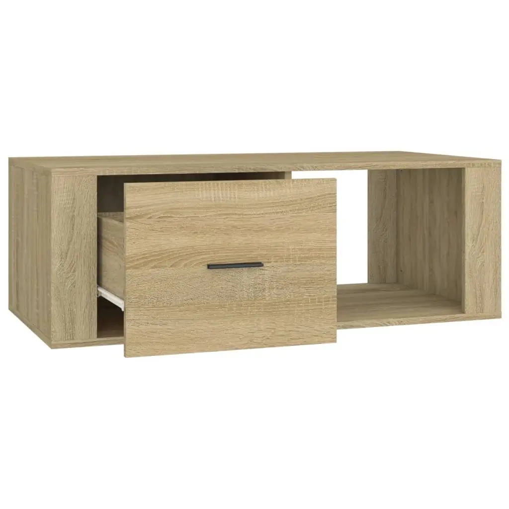 Engineered Wood Coffee Table 100x50.5x35 cm with Storage