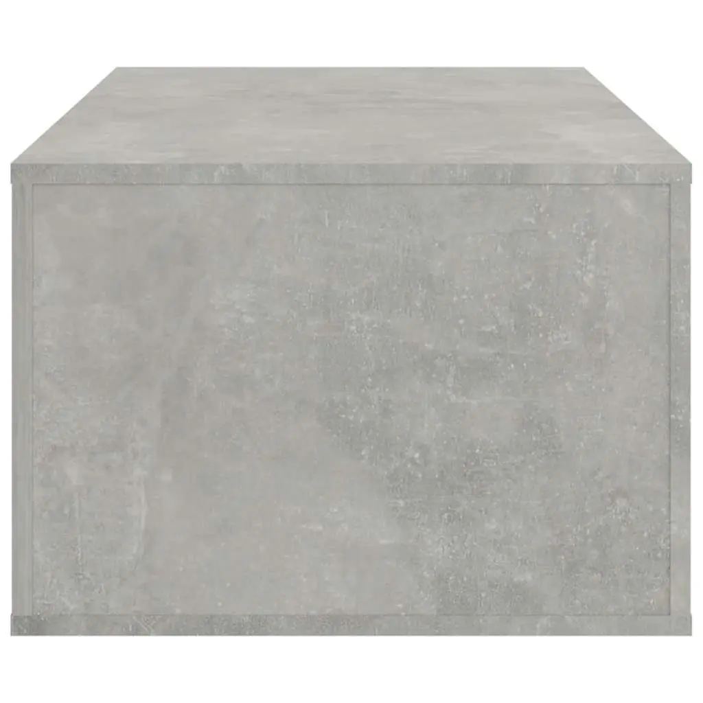 Coffee Table Grey 100x50.5x35cm Engineered Wood Storage Drawer Compartment