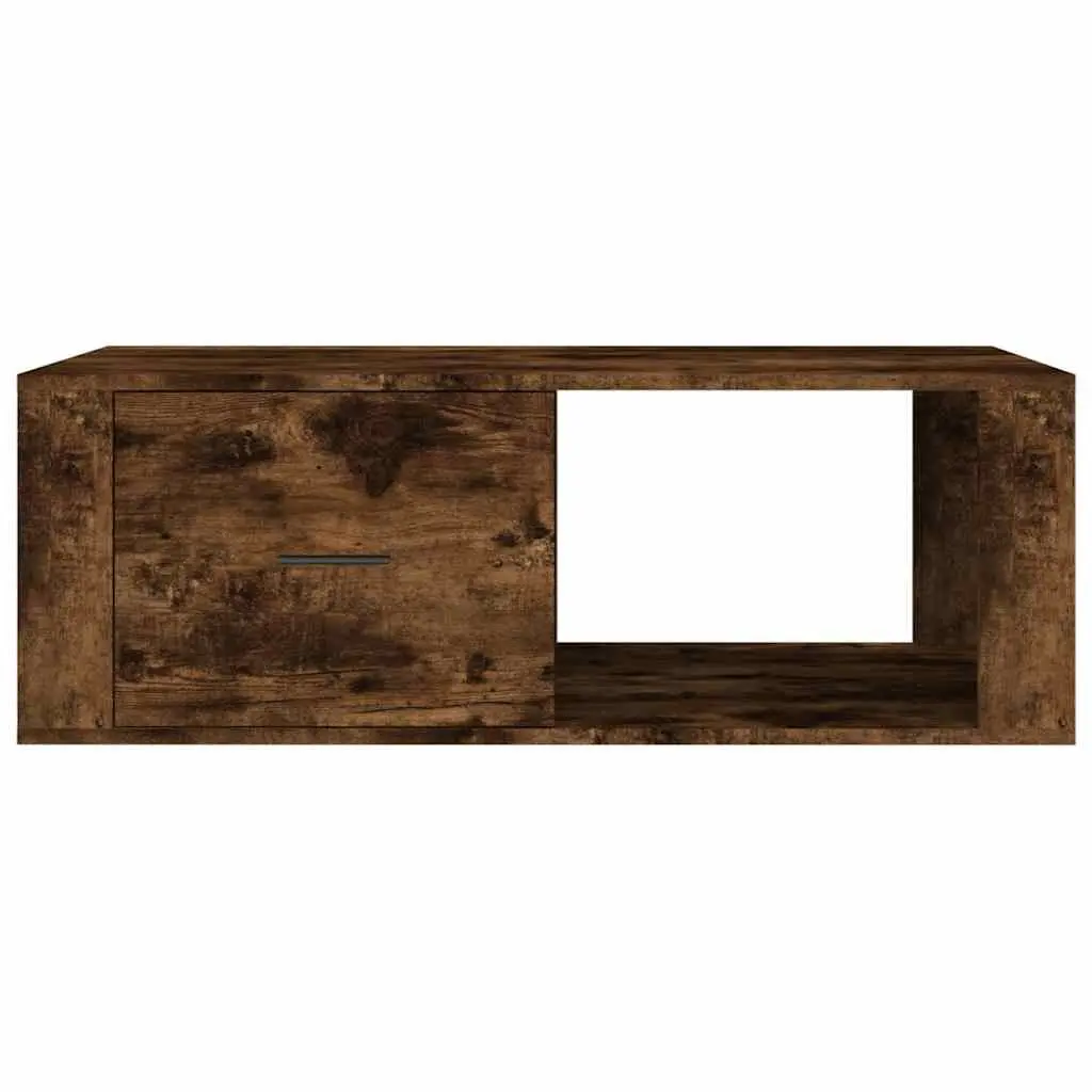 Brown Coffee Table with Drawer
