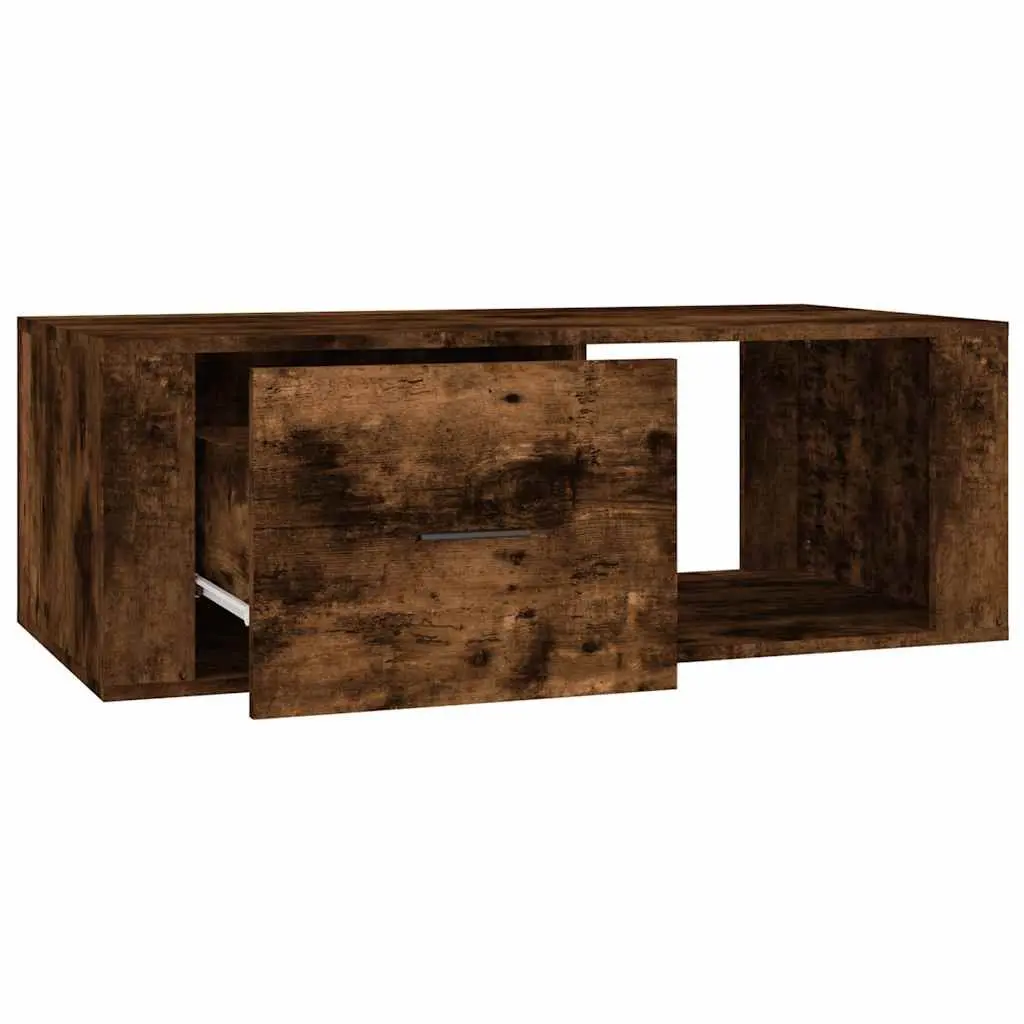 Brown Coffee Table with Drawer