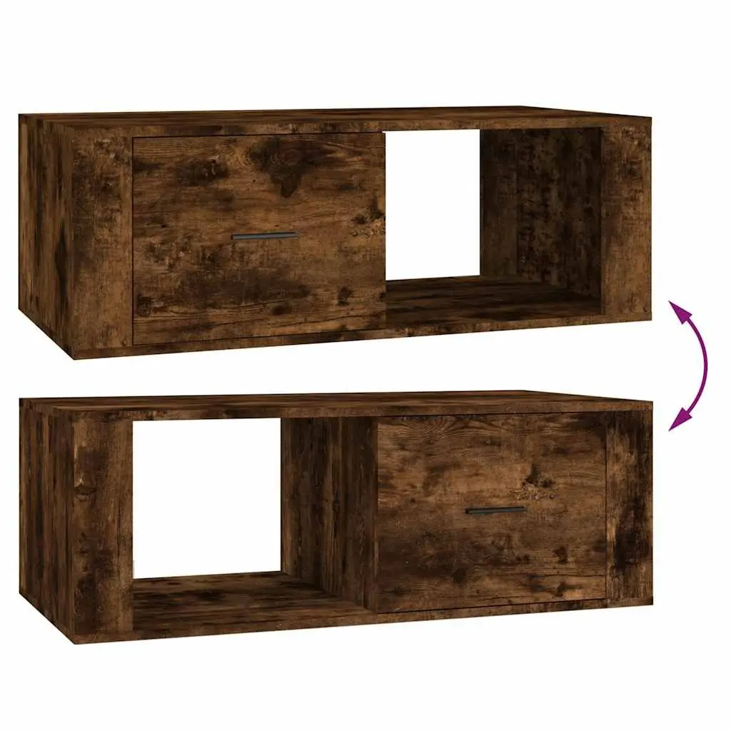 Brown Coffee Table with Drawer