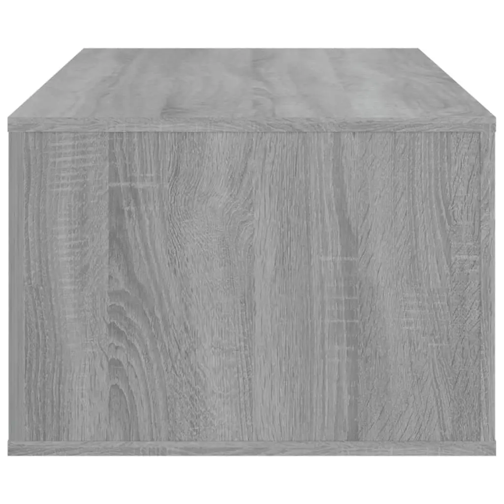 Coffee Table Living Room Grey Engineered Wood 100L x 50.5W x 35H cm