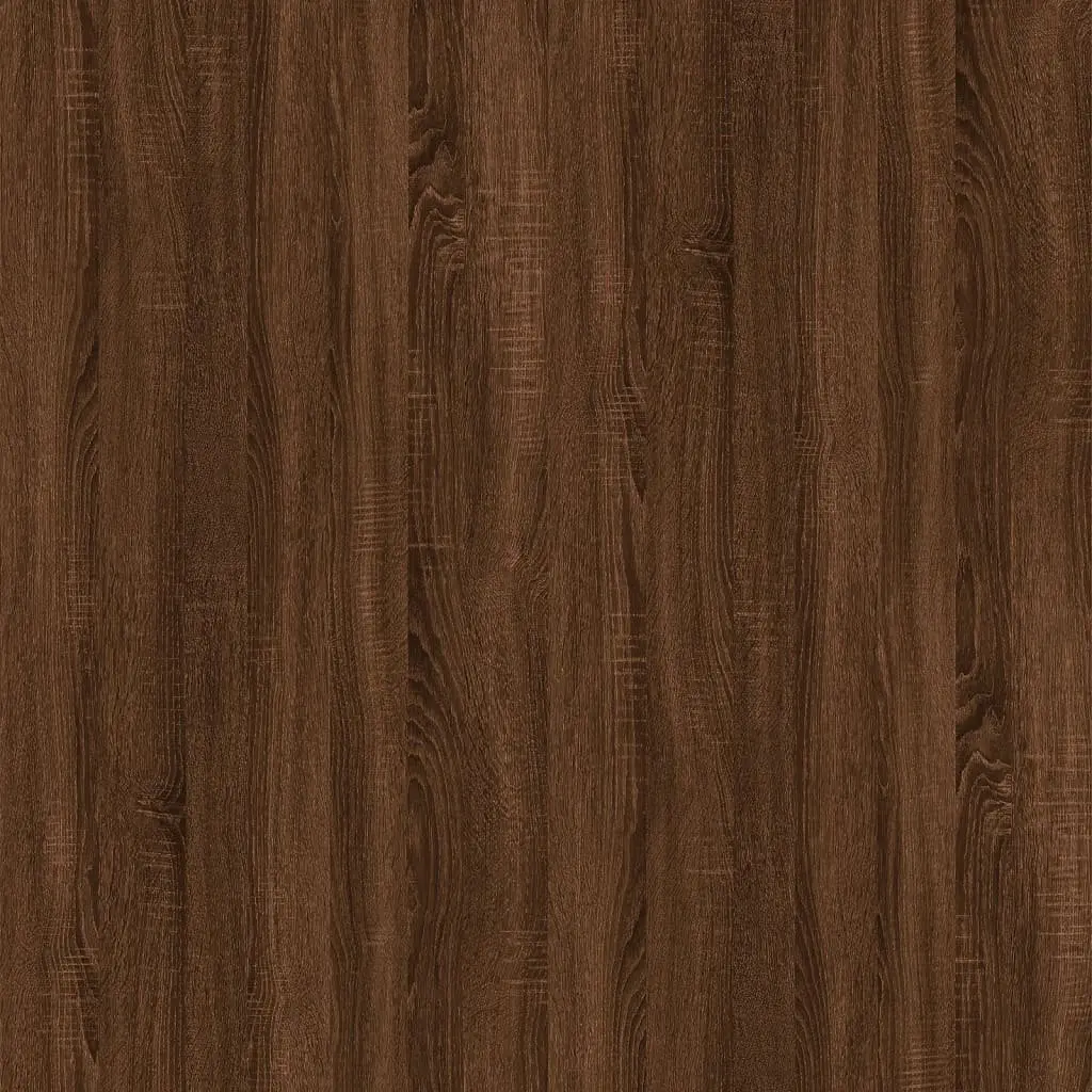 Coffee Table Brown Oak Engineered Wood Living Room Accent Sofa Side Table