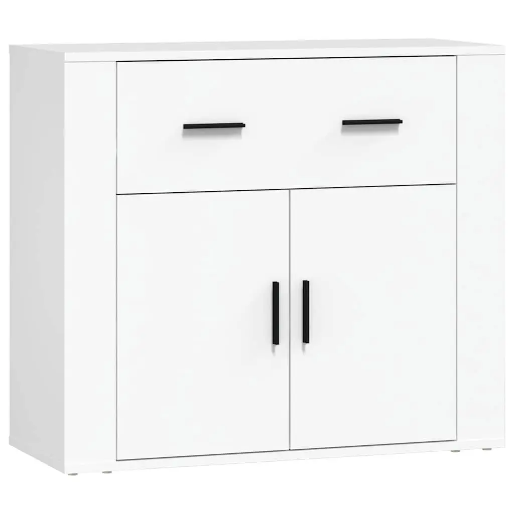 Sideboard Storage Cabinet for Home 80x33x70 cm White