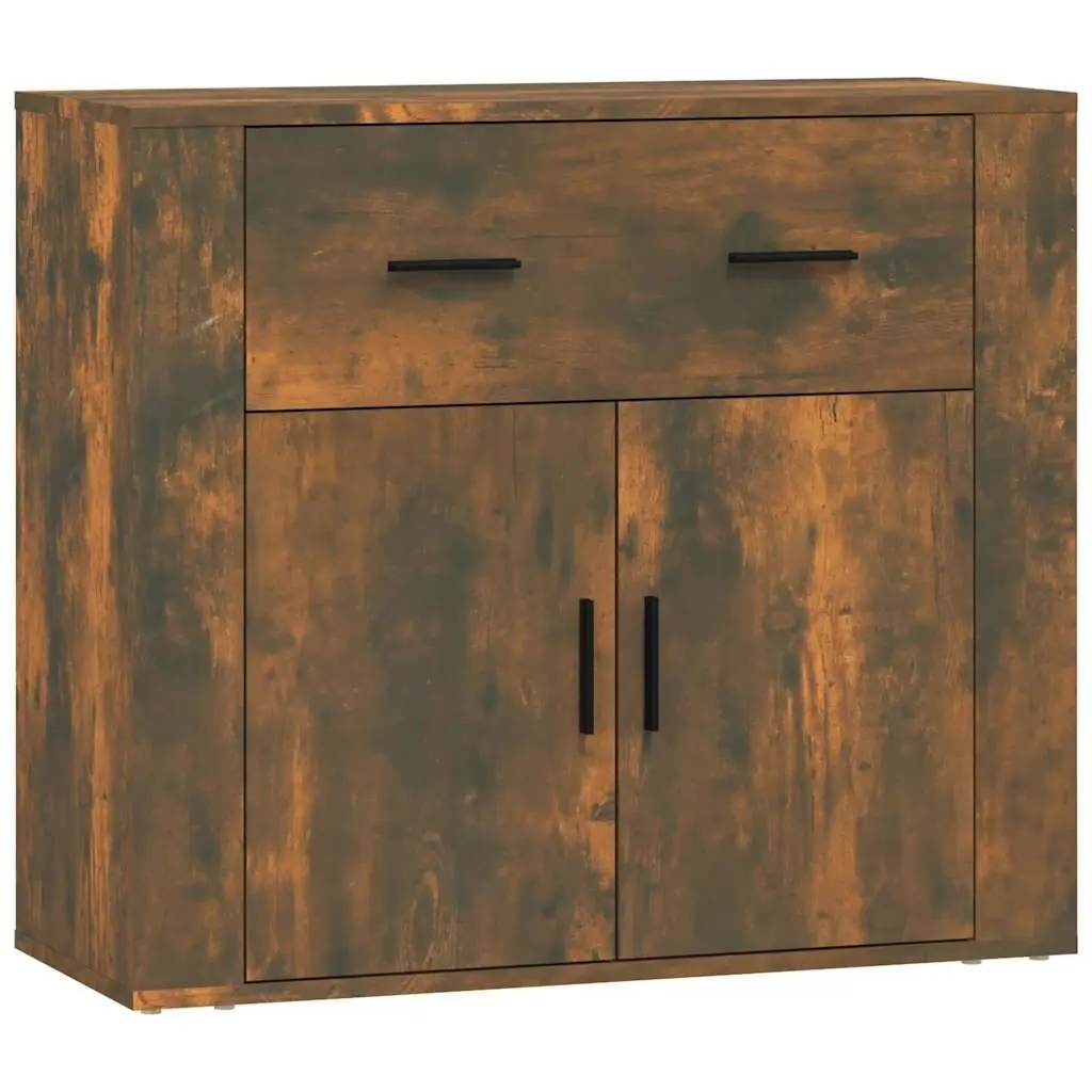 Brown Engineered Wood Sideboard Cabinet