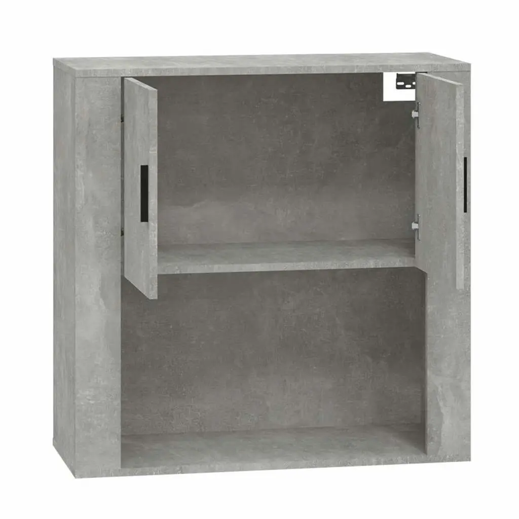 Grey Wall Cabinet 80x33x80 cm