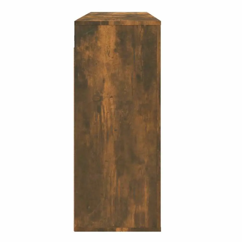 Wall Cabinet Storage for Home 80x33x80 cm Smoked Oak Engineered Wood