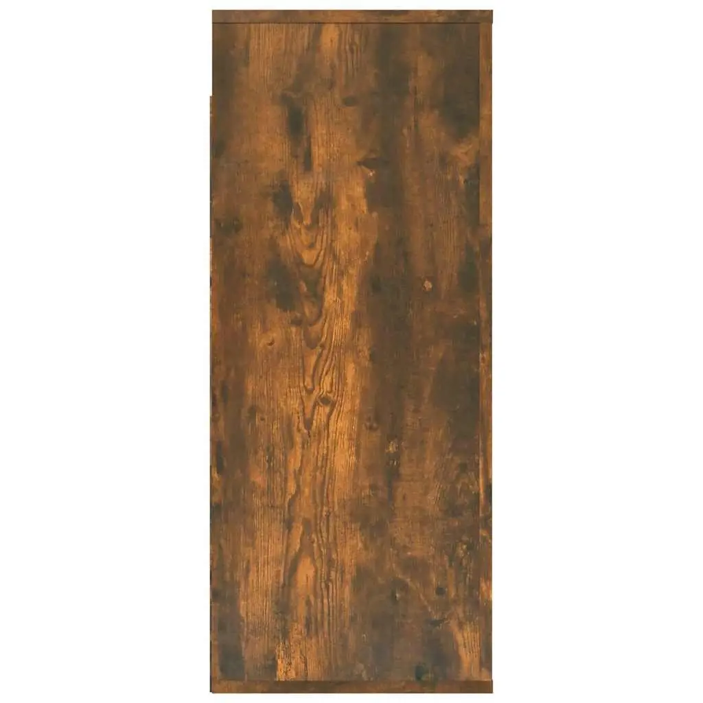 Wall Cabinet for Home Storage Brown Engineered Wood 80x33x80cm
