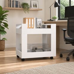 Desk Trolley Specifications: 60x45x60 cm White Storage Solution