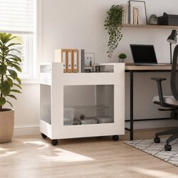 Desk Trolley with 60x45x60cm Dimensions - Engineered Wood