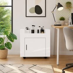 Desk Trolley Specifications: White 60x45x60cm Mobile Cart