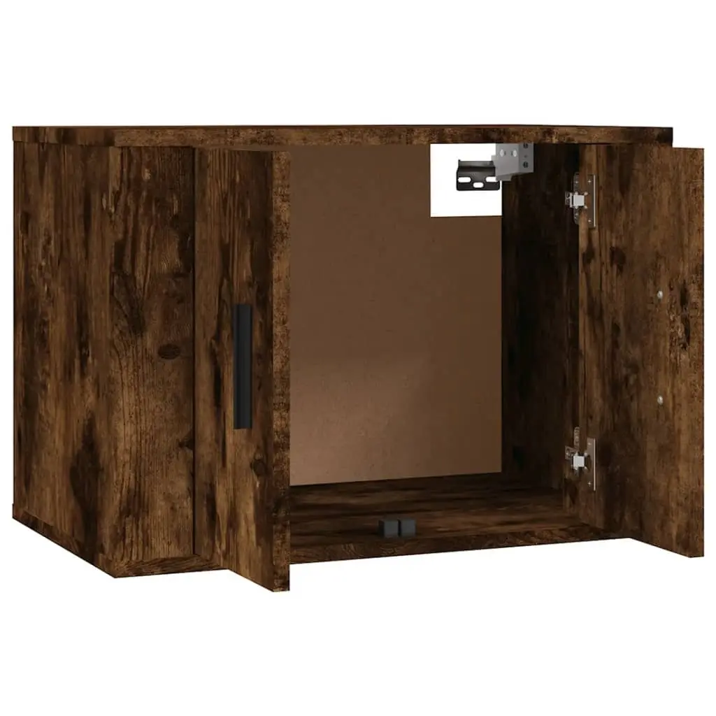 Wall Mounted TV Cabinet for Living Room Brown Engineered Wood 57x34.5x40cm