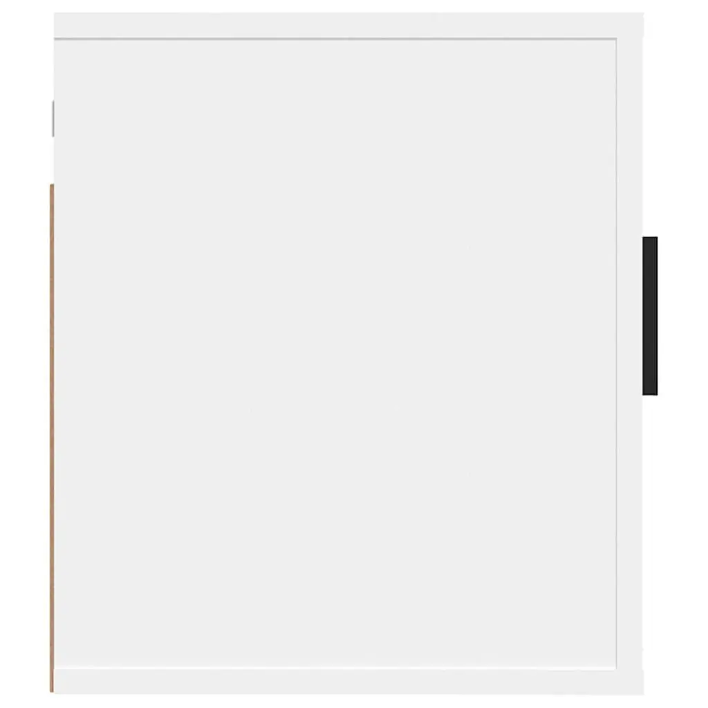 Floating Media Storage Unit Wall Mounted TV Cabinet White 40cm x 34.5cm x 40cm