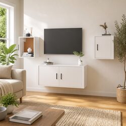 Wall Mounted TV Cabinet Specifications 40x34.5x40cm White
