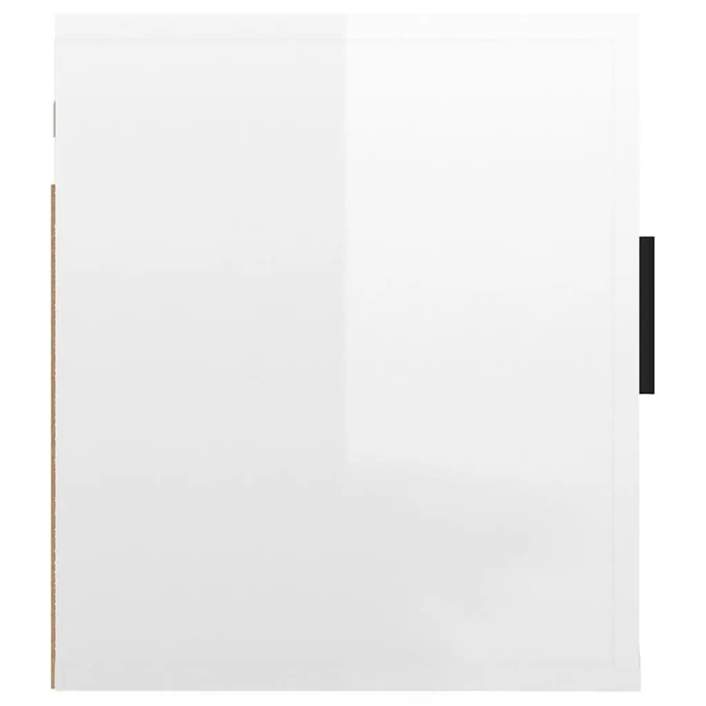 Wall Mounted TV Cabinet White 40x34.5x40cm Storage Unit for Living Room Bedroom