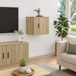 Dimensions and Specs of Brown Floating TV Cabinet