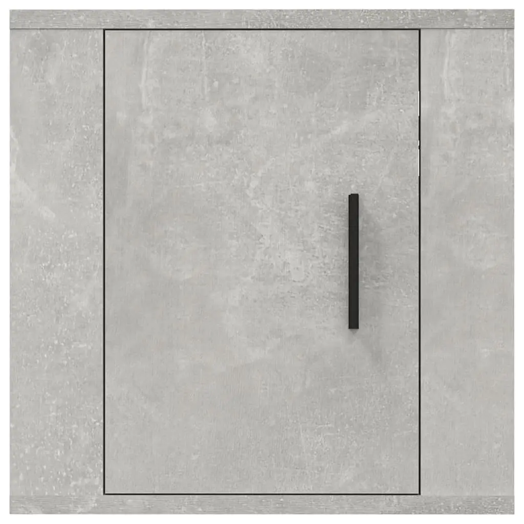 Grey Media Storage Wall Cabinet for TV Use 40x34.5x40cm