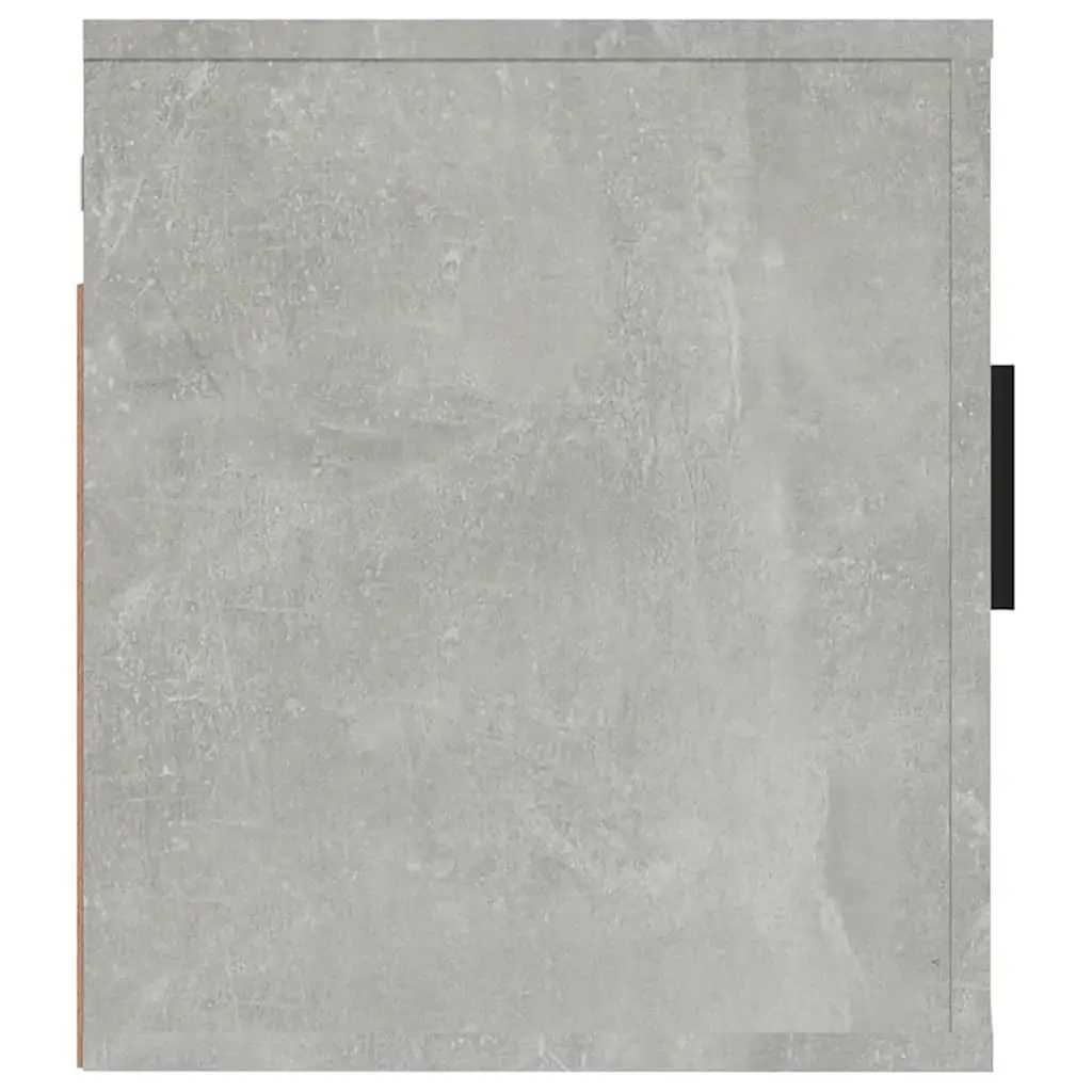 Wall Mounted TV Cabinet Grey Concrete 40x34.5x40cm Storage Unit Organiser