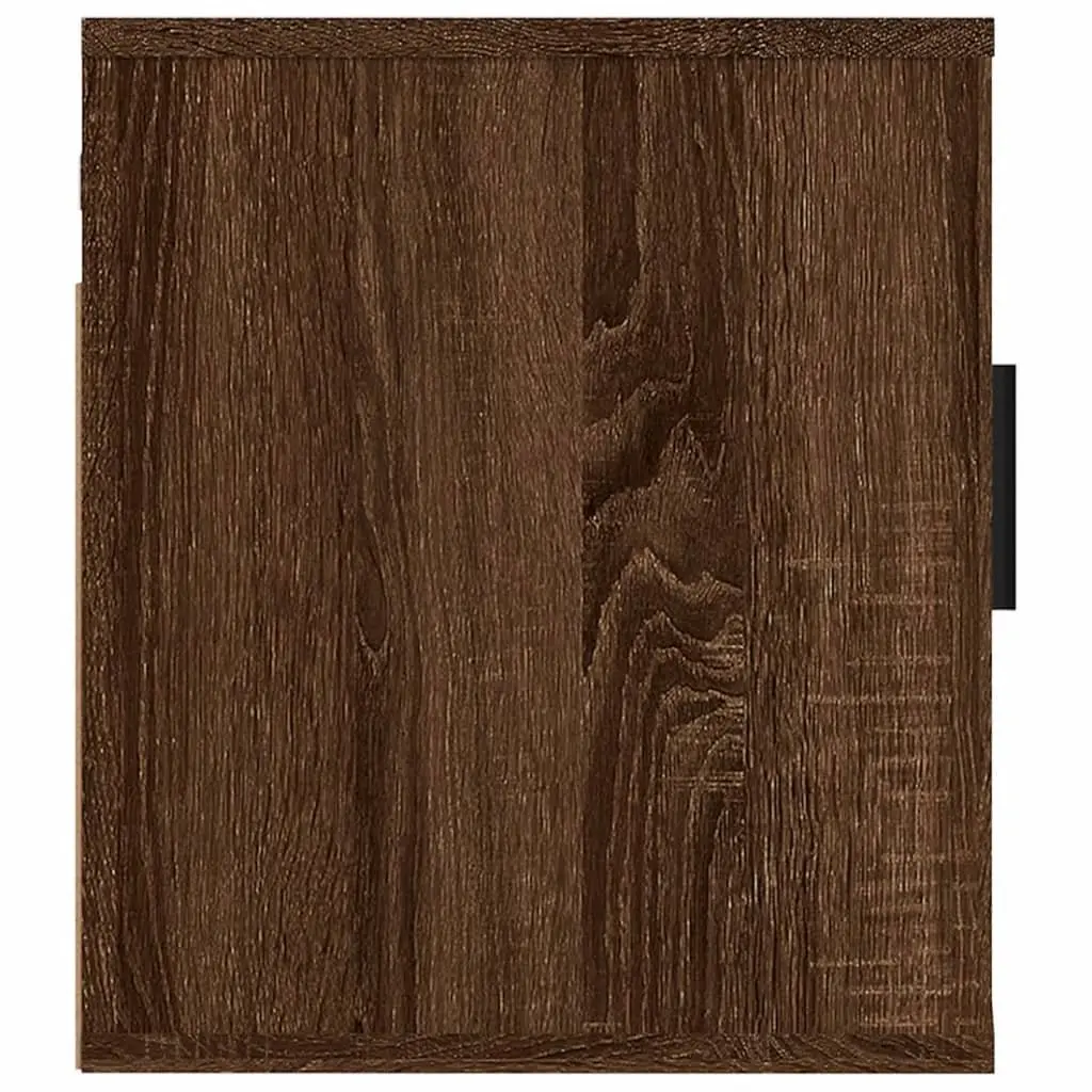 Wall Mounted Brown Oak TV Cabinets