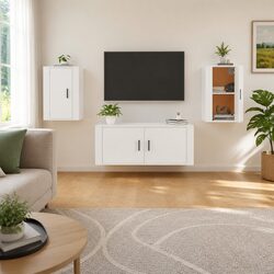 Wall Mounted TV Cabinet White 40x34.5x60 cm Specifications